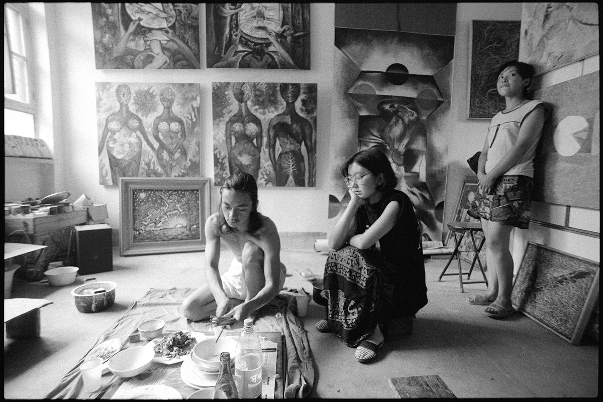 Inside Li Xinghui’s studio at Yuanmingyuan