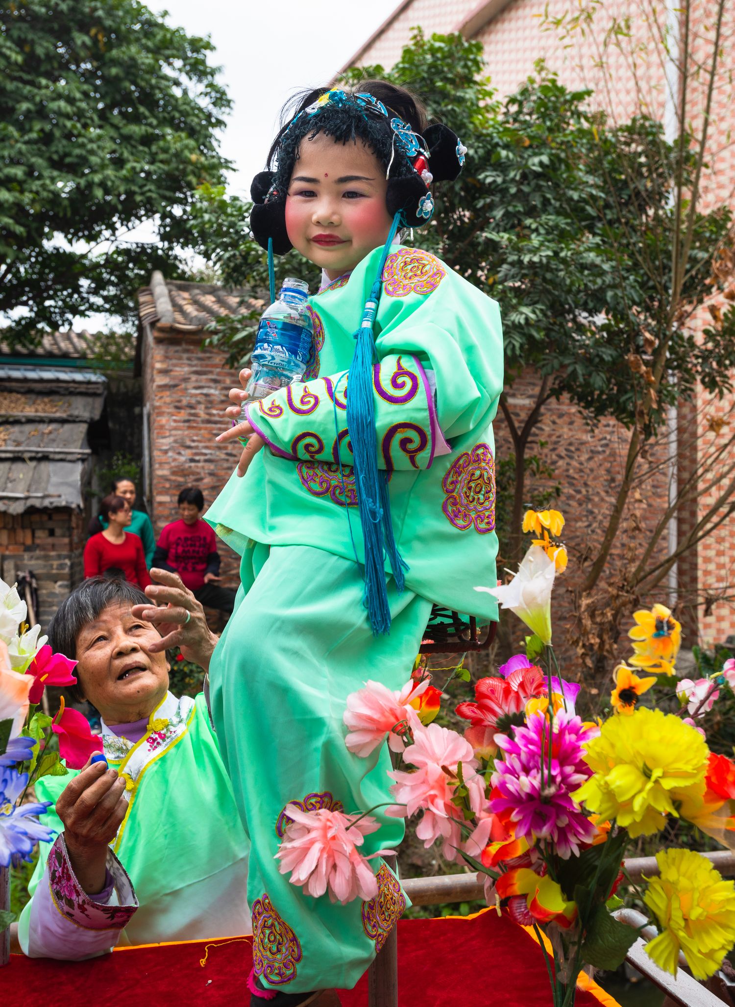 Cantonese child performer Chinese New Year