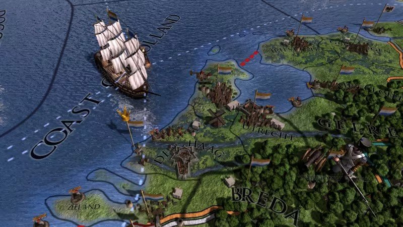 Screenshot from Europa Universalis IV