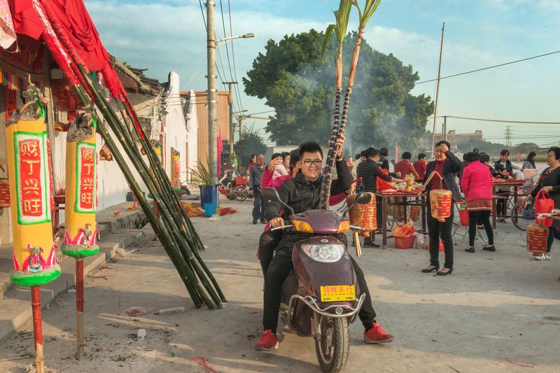 After the ceremony, people bring their sugarcane back to share with family for good luck