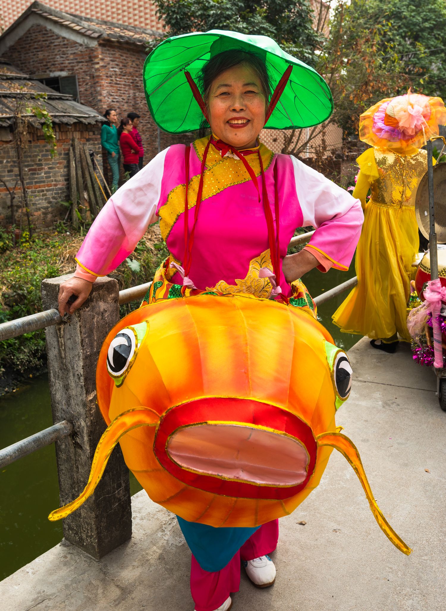 Cantonese fish parade Chinese New Year