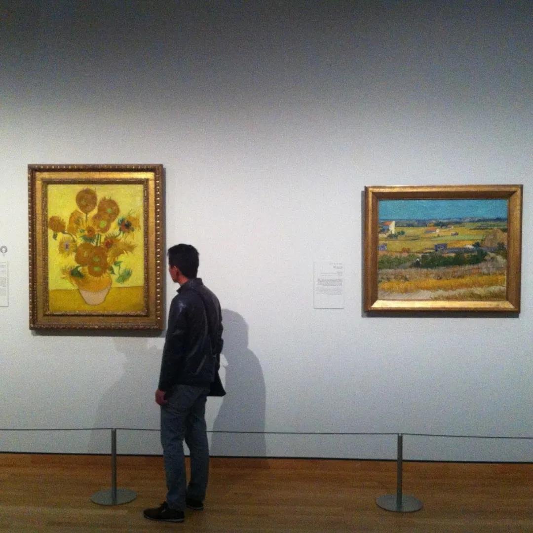 At the Van Gogh Art Museum