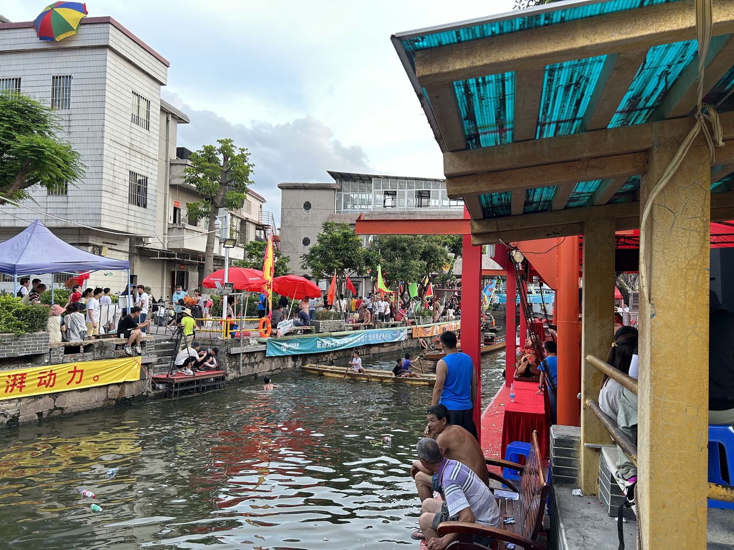 Locals often learn how to row from a young age on account of the easy access to water