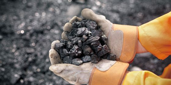 Handful of coal