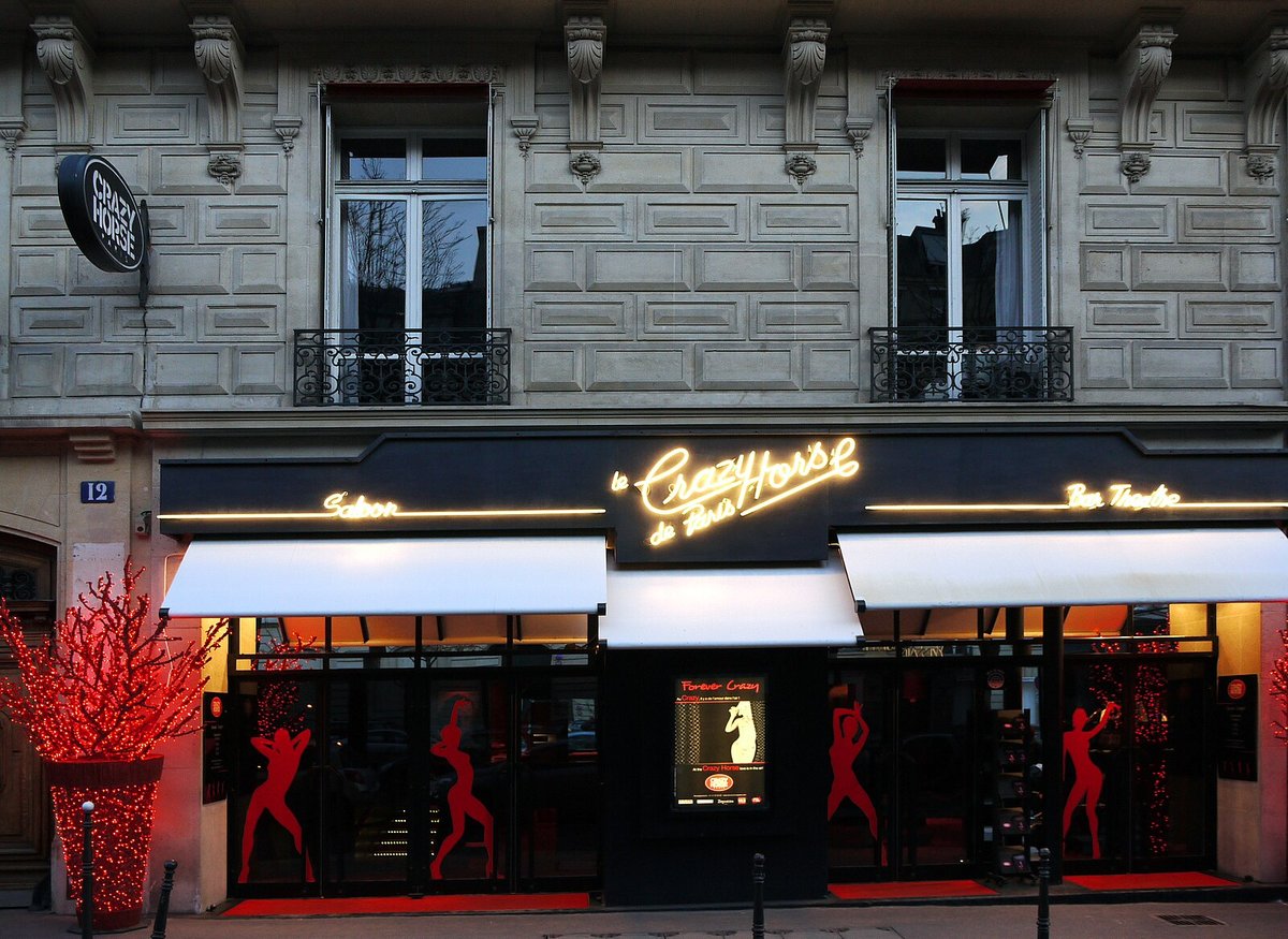 Front entrance of the French cabaret venue Crazy Horse Paris, Significant feminist stories in China 2023