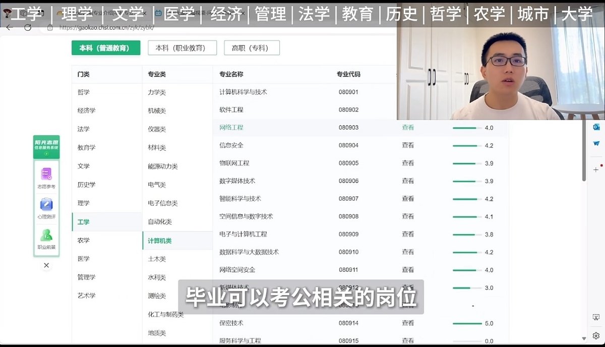 Livestreamer of Wen Wen Da Xiang answering questions online, College Admissions Counseling in China