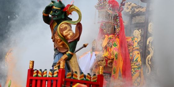 Mazu celebration on Meizhou Island inn Fujian