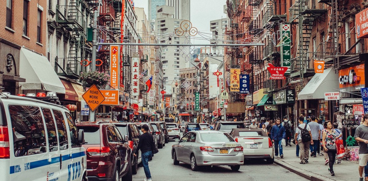 Massage parlor in Chinatown in New York City