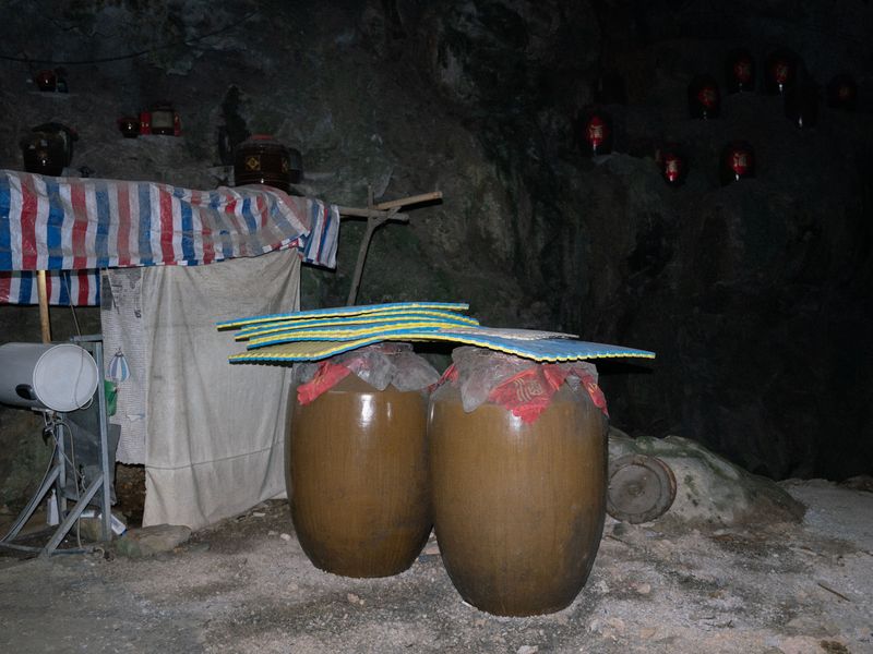A cave near Baise, Guangxi, is used as a wine cellar