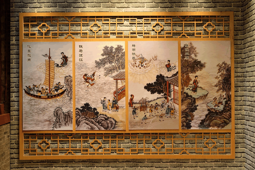 Exhibition hall in Nanzha, Guangzhou tell tell the story of Mazu