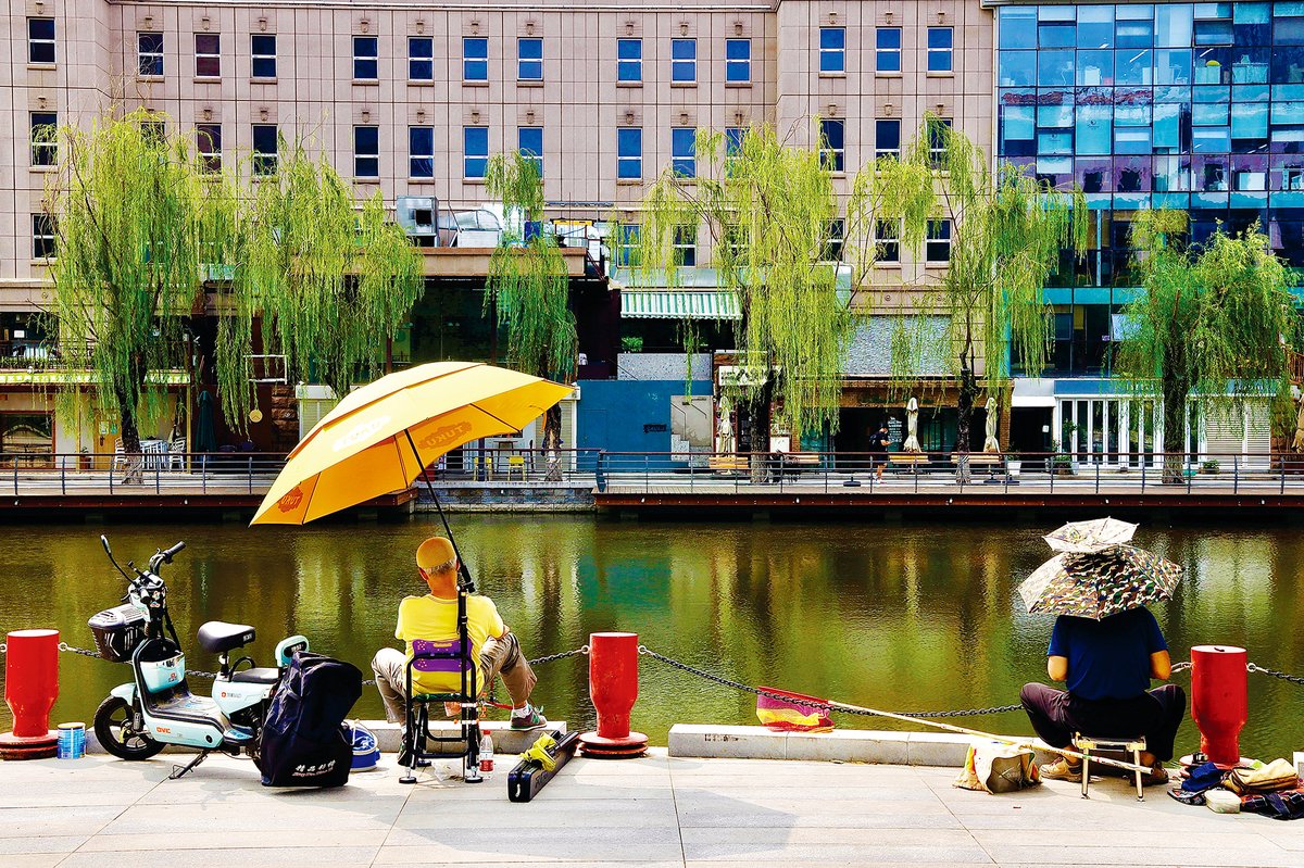 The Liangma River has been a popular hangout spot for Beijing residents, especially during the Covid-19 pandemic