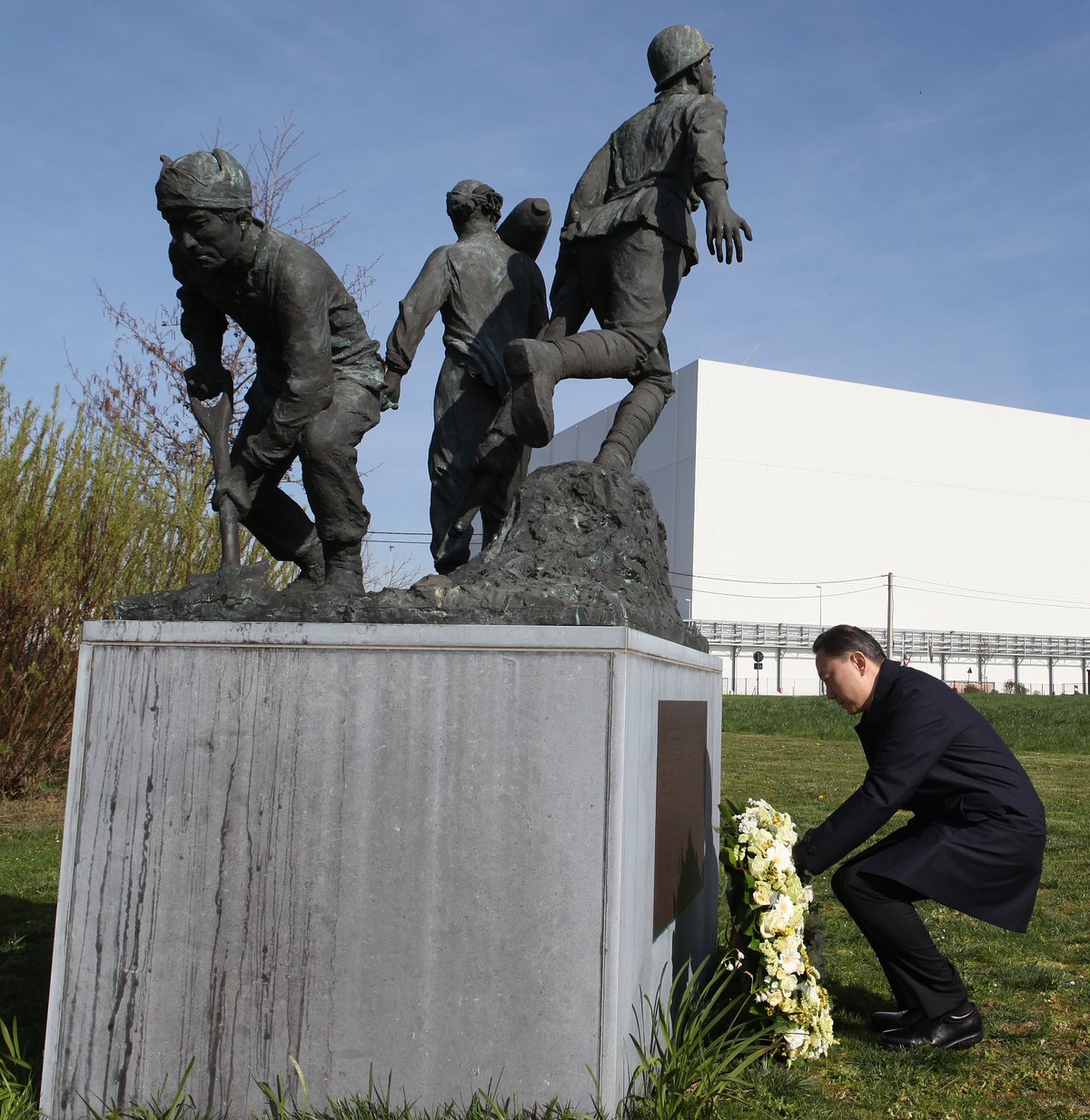 WWI, Chinese Laborers Memorial in Poperinge, Qingming Festival