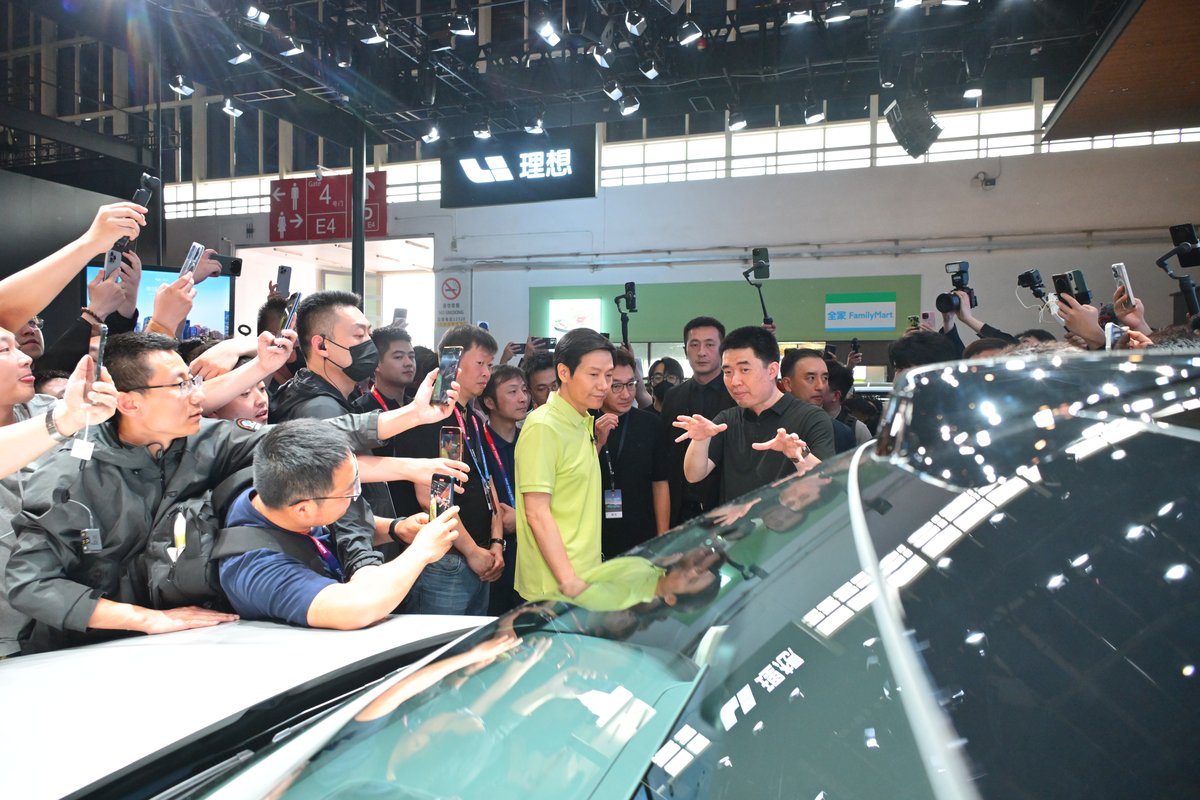 Xiaomi CEO Lei Jun at Beijing 2024 Auto Show