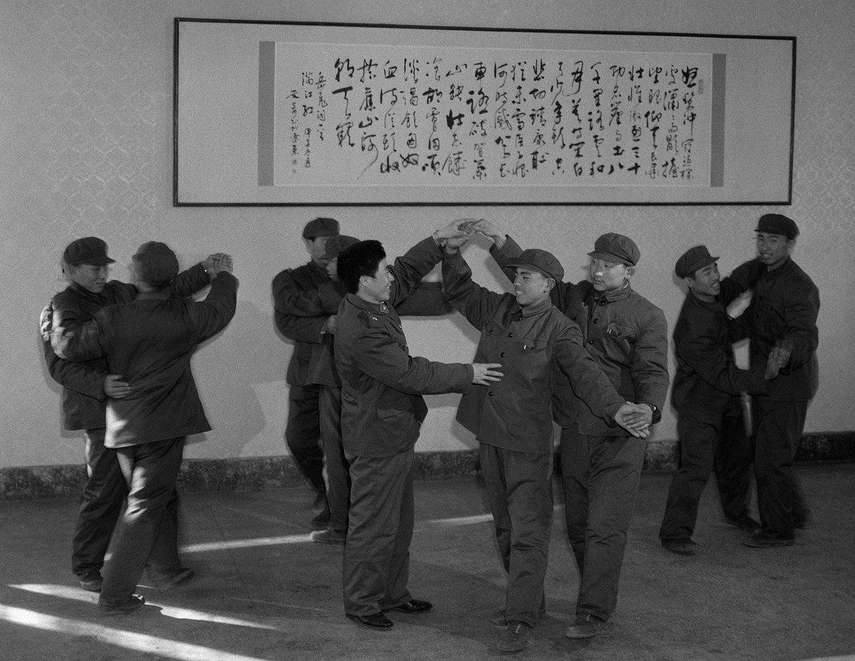 In 1985, soldiers in Liaoning took part in ballroom dancing, Ballroom Dancing in China