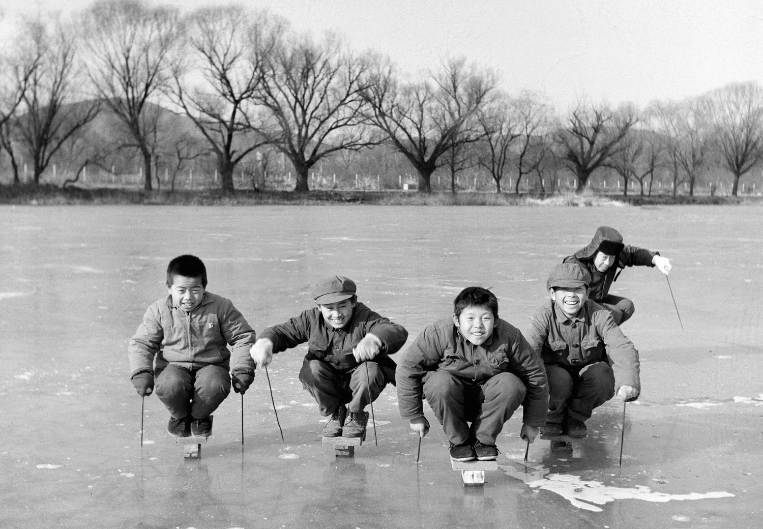 skating at Summer Palace 1979