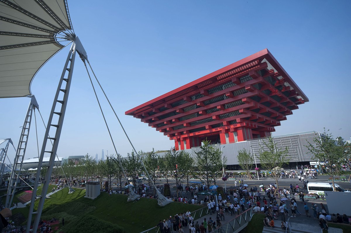 The China Pavilion in Shanghai also known as "The Crown of the East"