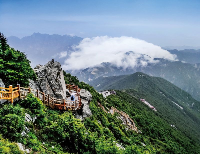 Hiking in parts of Shaanxi’s Taibai Mountain, one of China's outdoor sports that is growing in popularity, China's outdoor sports boom