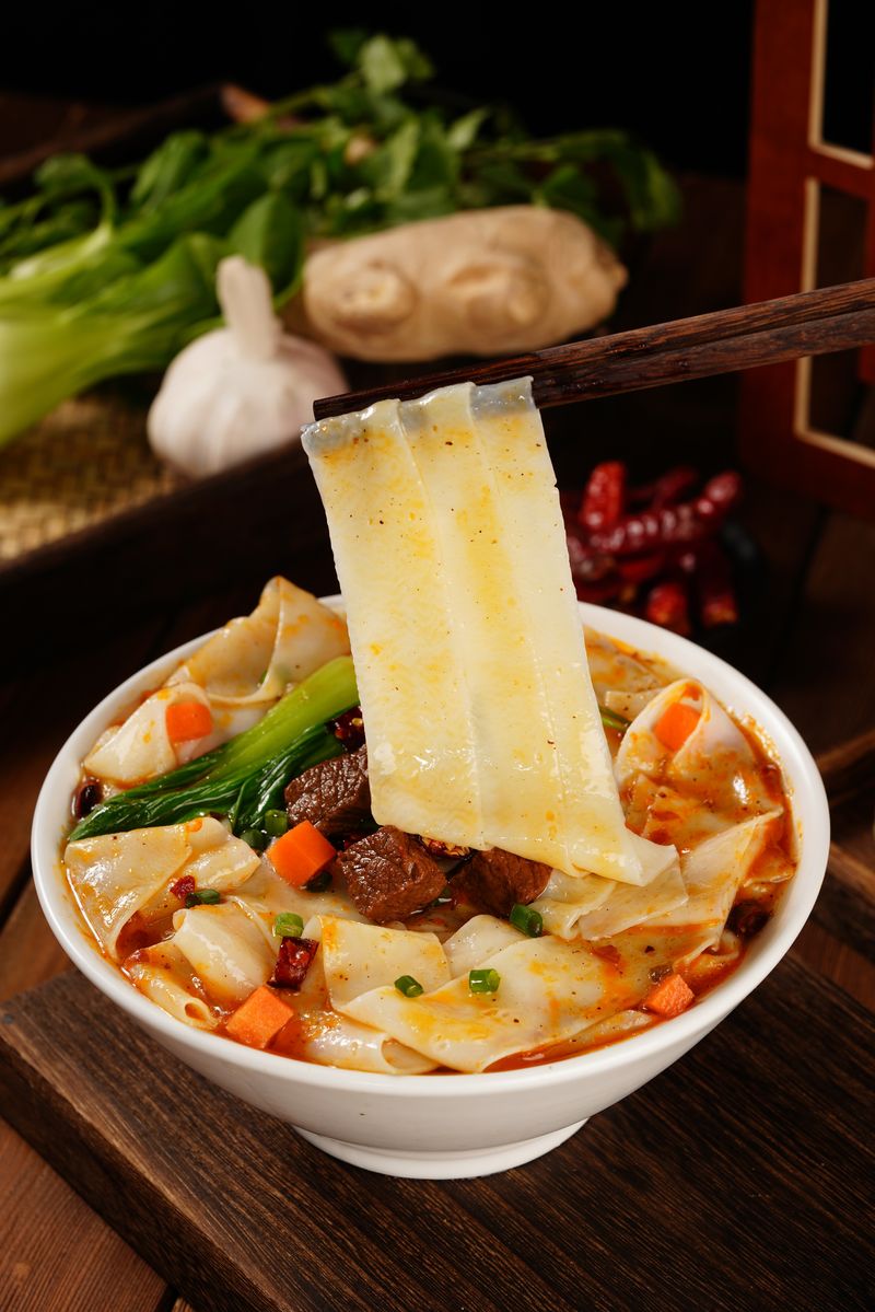 a bowl of banmian noodles, china's most popular noodle dish