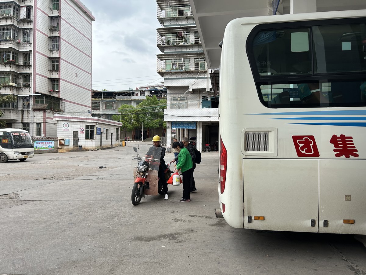 Rural motor-taxi in central China, Hunan province