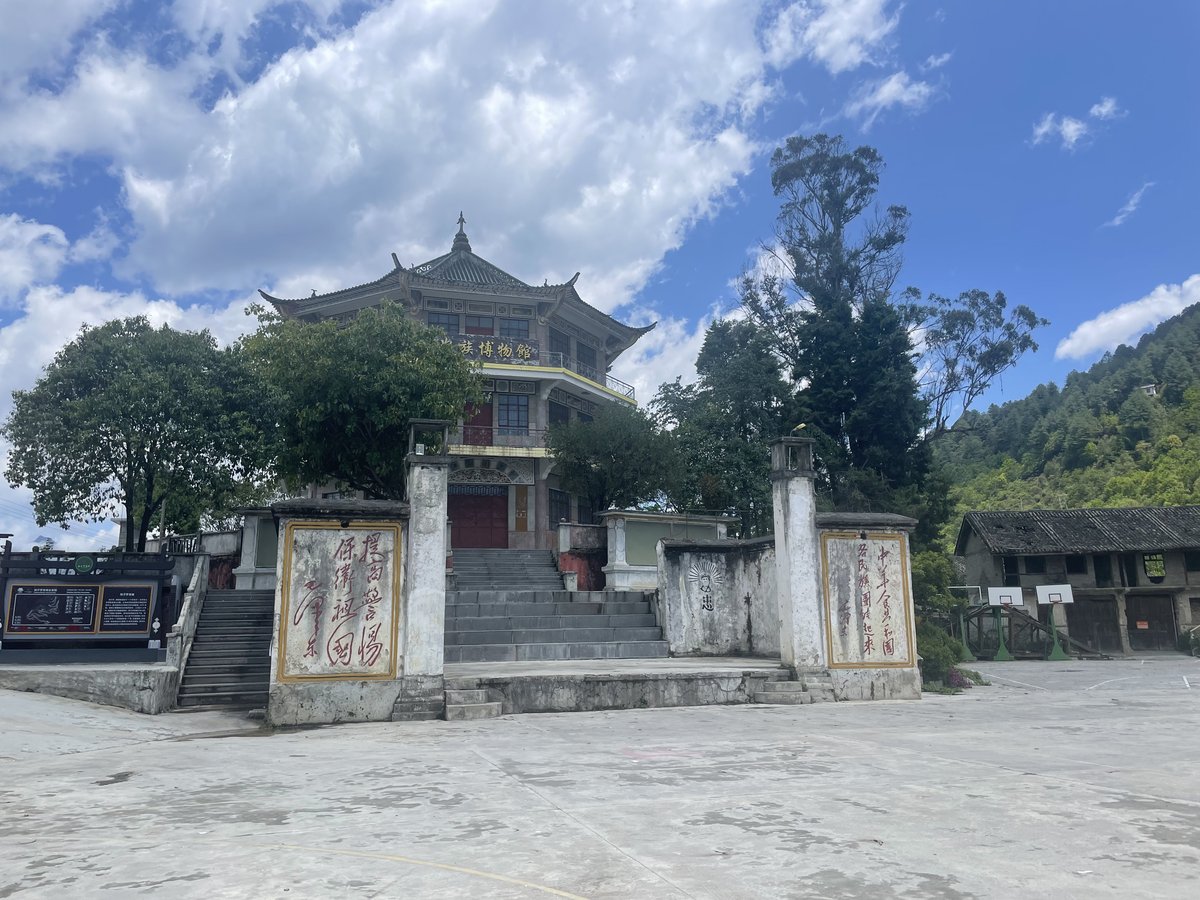 Abandoned architecture in Zhiziluo, a ghost town in Nujiang, Yunnan province, China