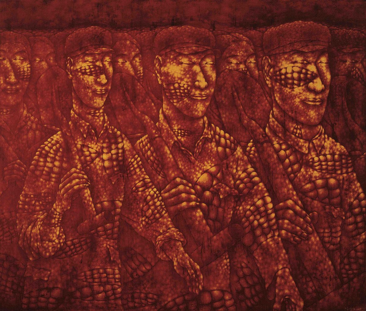 “Pimples No.6,” 1996 by Pan Dehai, 1980s art movement in china