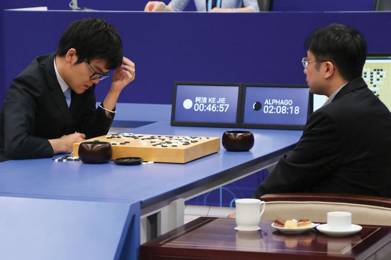 alphago and Ke Jie