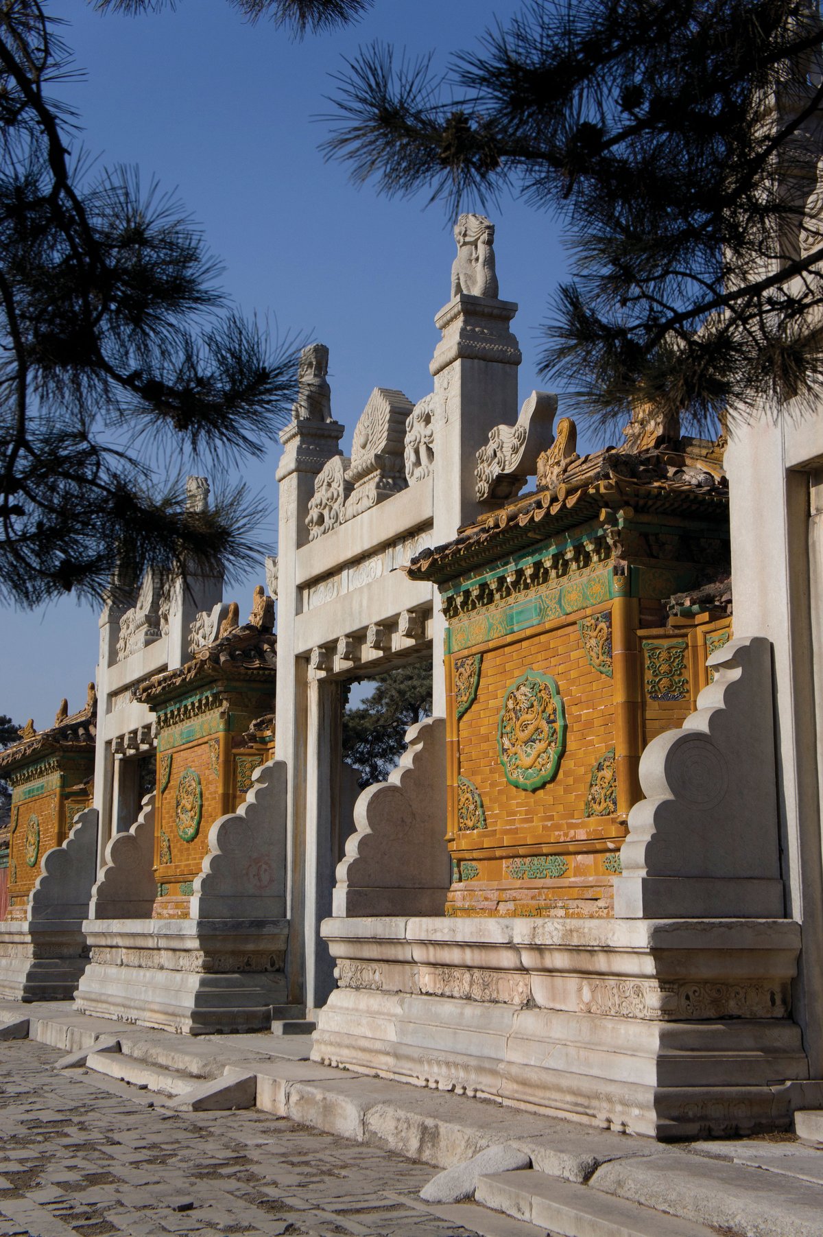 Elaborate archways line the road to eternity: The Western Qing Tombs were the final resting place for 79 members of the imperial family, including four emperors