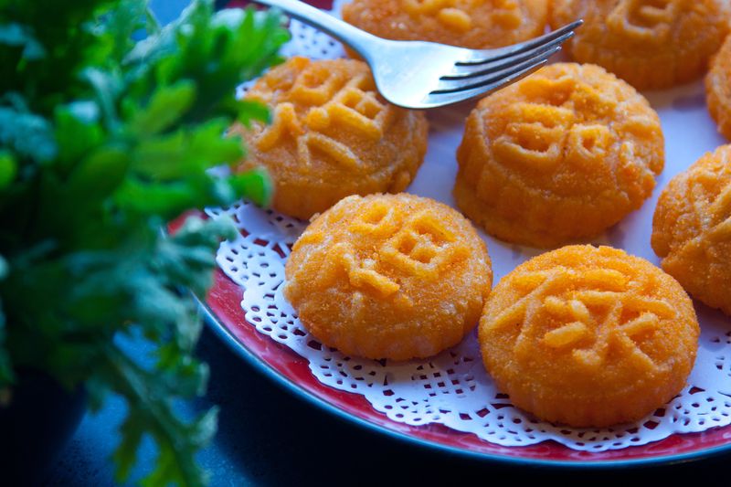 Fried pumpkin cakes