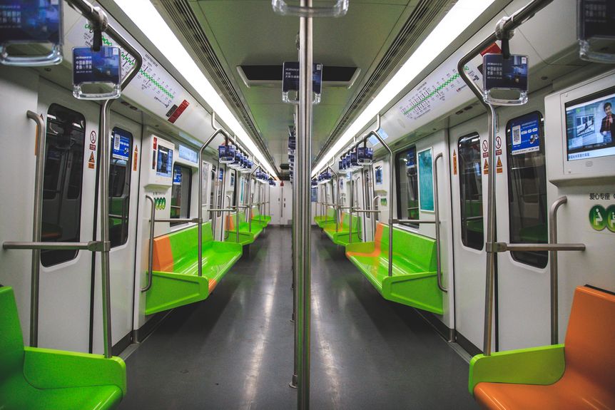 shanghai subway empty pandemic
