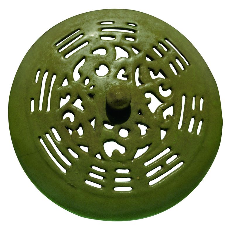 This lid, from an incense burner, is on display at the Southern Song Guan Kiln Museum