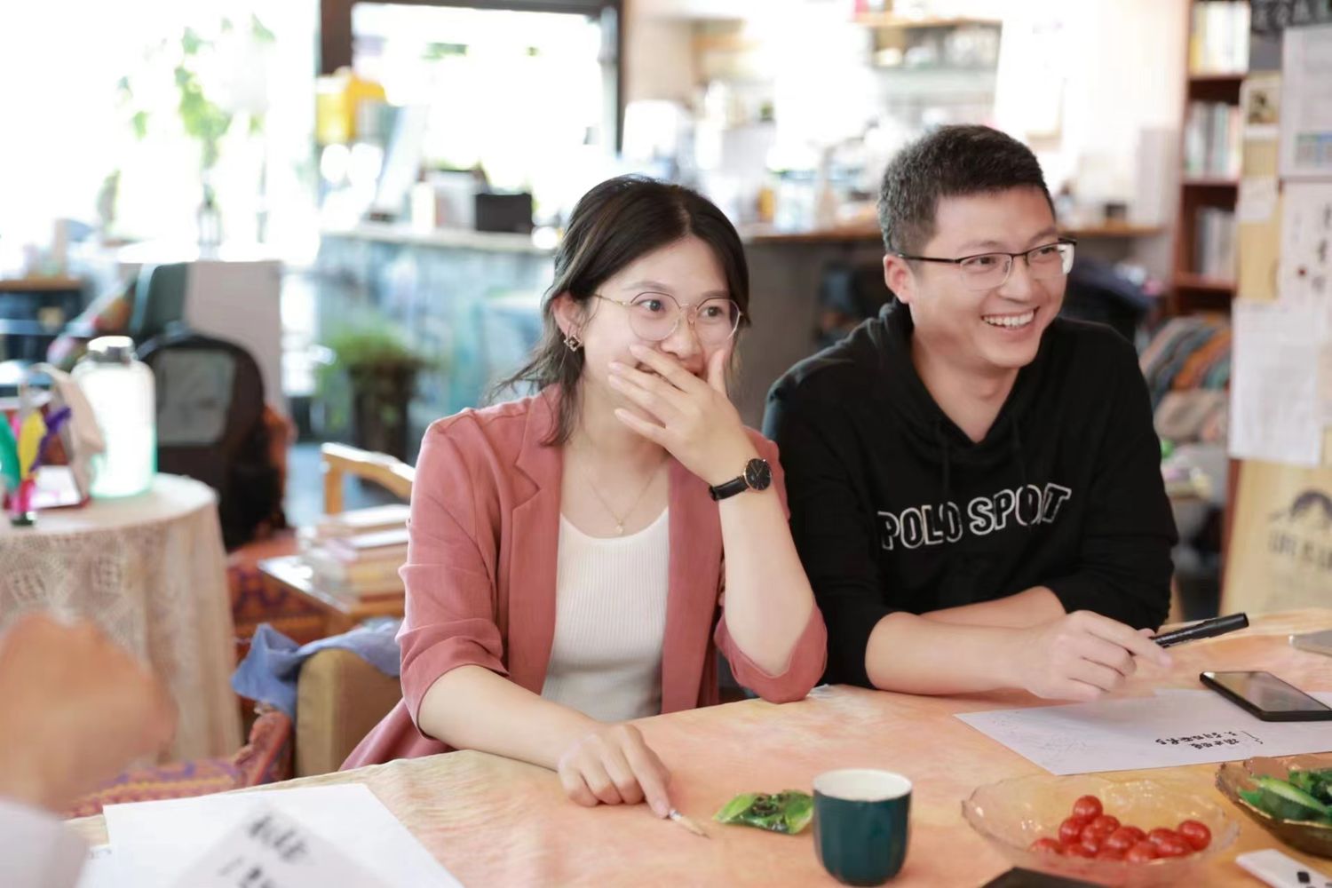 Tsing Bookstore owners Lu Qingqing and Chen Ran, China’s small-town bookstores