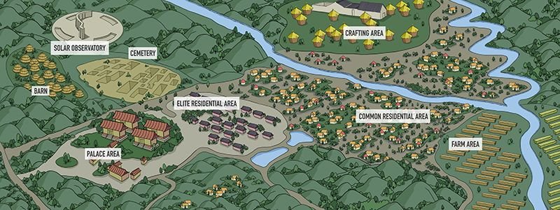 Layout of China’s biggest pre-historical city, discovered in Taosi, Shanxi Province